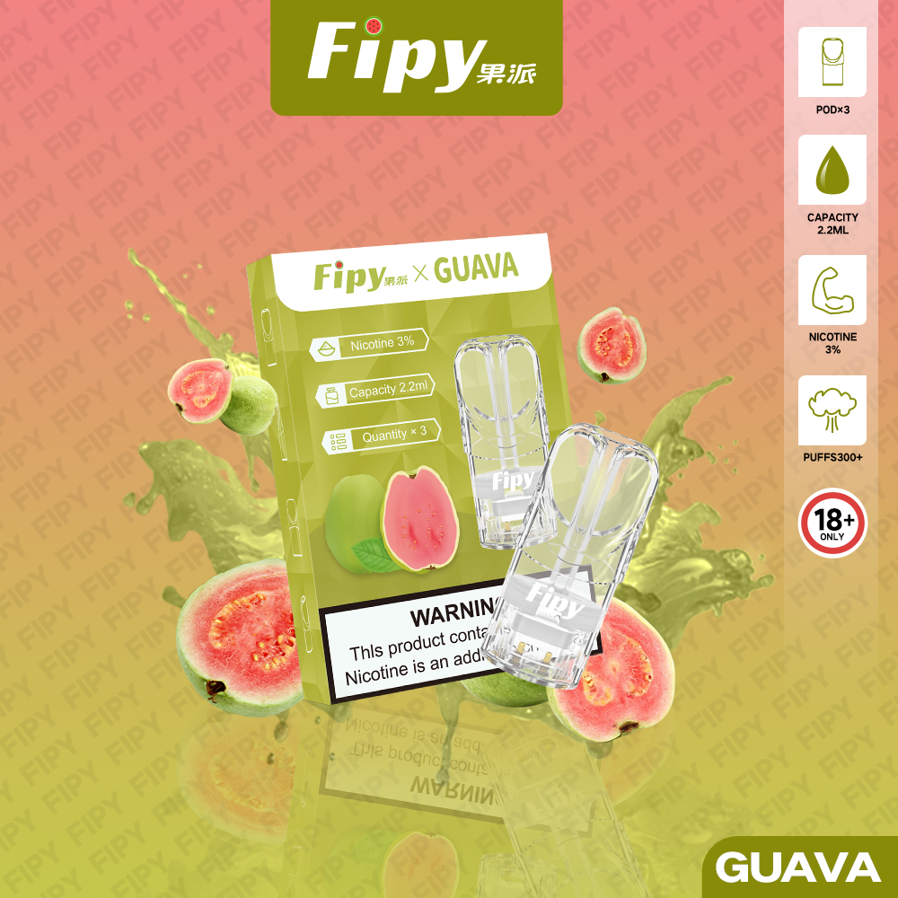 限時活動-【FIPY果派】果派一代煙彈 買3盒送1盒隨機口味/買6盒送一隻fipy普通主機/通配sp2s/lana等一代主機